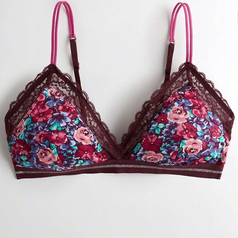 Gilly Hicks Lace-Trim Bralette